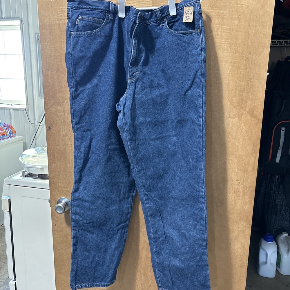 LLBean Flannel Lined Jeans 46x32 Jeans Double‎ L Natural Fit